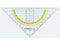 Linero Geodriehoek 15 Centimeter - 45-Graden