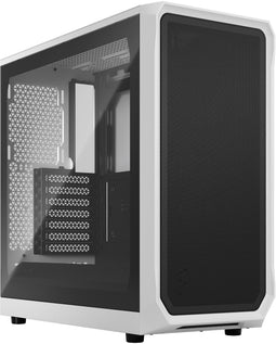 Fractal Design Focus 2 - Tower Behuizing - ATX Micro-ATX Mini-ITX - Glas Staal - Wit