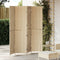 vidaXL - Kamerscherm - 4 - Paneel - Vouwbaar - Beige - 196x180 - cm - Poly - Rattan
