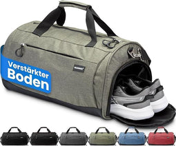 Heldenwerk Sporttas - Trainingstas - Waterdicht natcompartiment en schoenenvak - 48x26x25 cm