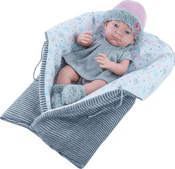Pikolines babypop meisje in draagdoek (36 cm)
