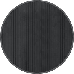 vidaXL - Vloerkleed - rond - 60 - cm - bamboe - grijs