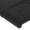 vidaXL - Hoofdborden - 2 - st - 90x5x78/88 - cm - fluweel - zwart