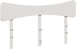 vidaXL - Hoofdbord - 160 cm - massief grenenhout - wit