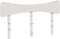 vidaXL - Hoofdbord - 160 cm - massief grenenhout - wit