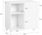 SoBuy ASK05-W - Printerkast - 2 Laden - Wit