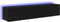 vidaXL - TV - Wandkasten - met - LED-verlichting - 2 - stuks - Zwart - Eiken - 80x35x31 - cm
