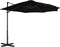 vidaXL - Zweefparasol - met - aluminium - paal - 350 - cm - zwart