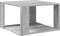 vidaXL - Salontafel - 51,5x51,5x30 - cm - bewerkt - hout - grijs - sonoma - eikenkleur