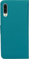 Mobiparts Galaxy A70 - Wallet Case - Saffiano motief - Blauw