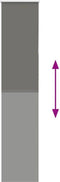 vidaXL - Rolgordijn - verduisterend - 50x210cm - stofbreedte - 45,7 - cm - polyester