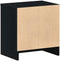 vidaXL - Nachtkastje - met - lade - 39x28x41 - cm - zwart