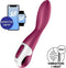 Satisfyer, Bluetooth G-spot vibrator, Heated Thrill, 20,5 cm, met app, met warmtefunctie, gemaakt van siliconen