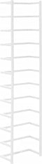 vidaXL - Handdoekenrek - 24x12x96 - cm - staal - wit