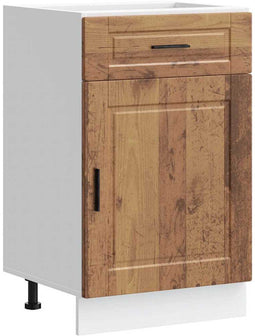 vidaXL - Keuken - onderkast - "Porto" - bewerkt - hout - oud - houtkleurig