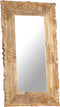 vidaXL - Spiegel - 80x50 - cm - massief - mangohout