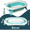 Badkuip Looping Blauw Wit 50 x 81,5 x 23,5 cm Opvouwbaar