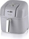 Swan Retro Airfryer 6 Liter – Frituren op een Gezonde Manier – Grijs