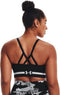 Under Armour UA Seamless Low Long Bra Dames Sportbeha - Zwart - Maat M