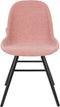 Zuiver Albert Kuip Soft Eetkamerstoelen Roze - Set van 2