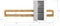 Furnilux Samba - Wandmeubel - Deels open deels dichte kast - Wit eiken - 35x270x112cm