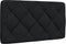 vidaXL - Hoofdbordkussen - 90 - cm - stof - zwart