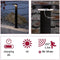 Paulmann Ryse - Solar LED-bolderlamp - Bewegingsmelder IP44 3000K 30lm Antraciet