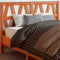vidaXL - Hoofdbord - 160 cm - massief grenenhout - wasbruin