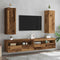 vidaXL - Tv-meubelen - 2 - st - 30,5x30x90 - cm - bewerkt - hout - oud - houtkleurig