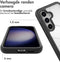 iMoshion Hoesje Geschikt voor Samsung Galaxy S24 Hoesje - iMoshion 360° Full Protective Case - Zwart / Transparant