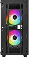 DeepCool CC360 ARGB - Micro-ATX Behuizing - 3 ARGB Ventilatoren - Zwart