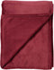 Dutch Decor - BILLY - Plaid 150x200 cm - flannel fleece - superzacht - Merlot - rood bordeaux