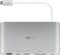 Goobay 62113 - USB-C Multiport Adapter - 60W Power Delivery - Zilver