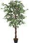 vidaXL - Kunstplant - ficus - 378 - bladeren - 80 - cm - groen