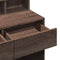 vidaXL - Kaptafel - met - LED - 80x41x134,5 - cm - bruin - eikenkleurig