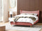 CHALEIX - Tweepersoonsbed - Roze - 160 x 200 cm - Fluweel