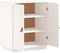 vidaXL - Dressoir - 65,5x40x75 - cm - massief - grenenhout - wit