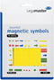 Whiteboardmagneten Symbolen 10mm Geel