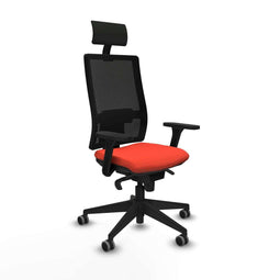 Bureaustoel met hoofdsteun Piqueras y Crespo 3D066G1 Donker oranje