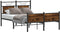 vidaXL - Bedframe - zonder - matras - hout - gerookt - eikenkleurig - 120x200 - cm