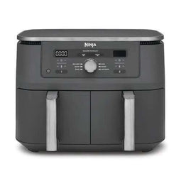 Ninja DZ400EU - Heteluchtfriteuse - Dubbel 9,5 l 2470 W - Grijs