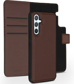 Accezz Samsung Galaxy A54 (5G) - Premium Leather 2 in 1 Wallet Bookcase - Uitneembare backcover - Bruin