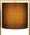 Atmooz - Vloerlamp Moyo - E27 - Kleur : Goud Brons - Staande Lamp - Stalamp - Woonkamer - Hoogte 150cm - Metaal