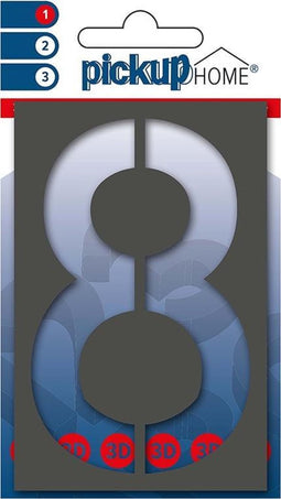 Pickup 3D Home zelfklevend Milan 100 grijs 8 - diapositief