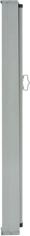 vidaXL - Tuinscherm - uittrekbaar - 100x300 - cm - grijs