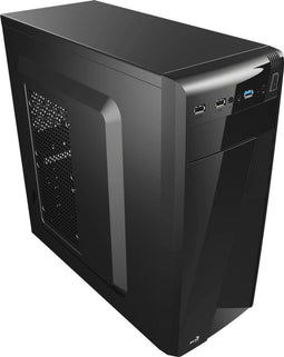 Aerocool CS-1101 - Midi Tower PC ATX micro ATX Mini-ATX - 1x 2.5" 3x 3.5" 1x 5.25" - Zwart