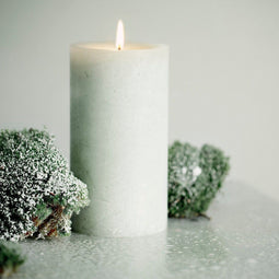 Bolsius Stompkaars Jade Green - Ø100 mm - Hoogte 10 cm - Groen - 62 Branduren