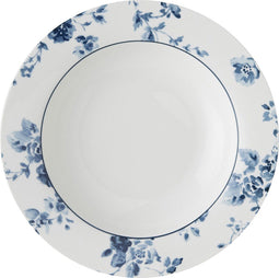 Laura Ashley Blueprint Collectables Diepe Borden - Ø 22cm - China Rose - Kerstservies