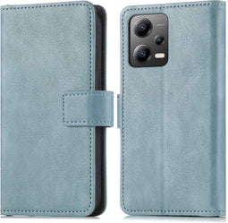 iMoshion Hoesje Geschikt voor Xiaomi Poco X5 5G Hoesje Met Pasjeshouder - iMoshion Luxe Bookcase - Lichtblauw