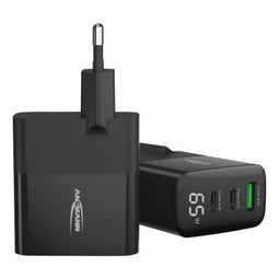 Ansmann HC365PD - USB Charger - 2x USB-C 1x USB-A 65W met Display